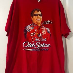 Anvil Red Old Spice Racing Graphic Tee